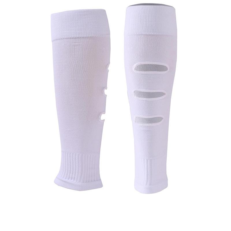 Men’s Over Knee Pressure Leg Socks Breathable Calf Knee Sleeves Hole Sports Leg Wraps Protective Leg Guards For Football Training And Performance