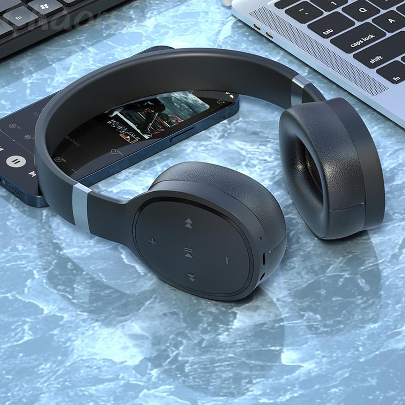 VJ087 TWS Беспроводные наголовные наушники Bluetooth Гарнитура Складные стереонаушники и шумоподавление для молодежи
