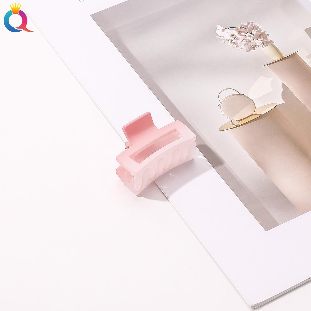 Милая заколка для волос, матовая цветная заколка с цветком, корейская заколка для волос, розовая женская заколка для волос