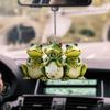 Small Green Frog Pendant 2D Acrylic Flat Ornaments Fashion Frog Car Pendant  Home Decor