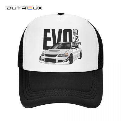 Evo Car Evolution Lancer 4G63 IX VIII 8 9 Кепка унисекс Повседневная простая бейсболка Регулируемые шляпы дальнобойщика Snapback для женщин унисекс