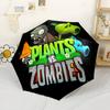 Plants Vs Zombies Приключение Наружный Автоматический Зонт Компактный и Прочный 8-реберная Конструкция Прочный Пластик и Железо Незаменимый в Поездке Элегантный Зонт