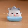 Adorable Resin Cat Figurines For Diy Miniature Gardens Cute Desk Decor