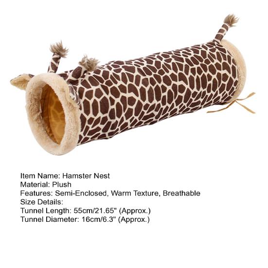 Туннель для хомяка, полузакрытый, непромокаемый, удобный, мягкий, ветрозащитный, для игр, отдыха, воздухопроницаемый, для морской свинки