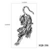 Tribal Lion Long-lasting Tattoo Sleeve Black Tattoo Sticker Temporary Tattoos Fake Tattoo Stickers