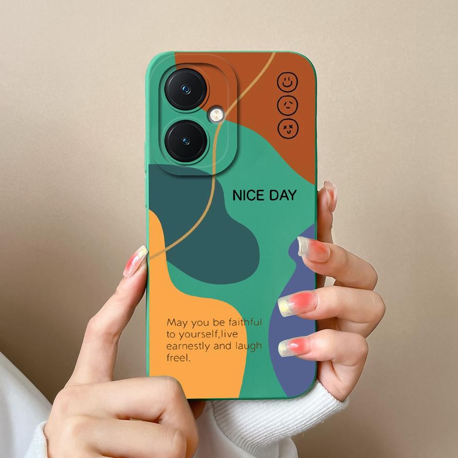 Чехол для Vivo Y17S V29 Lite Y78+ X90 Y36 Pro Y27 Корпус необычный клетчатый узор Защитный противоударный бампер Роскошный жидкий силиконовый чехол для Vivo Case