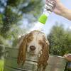 Silicone Pet Shower Head Portable Outdoor Dog Bath Nozzle Universal Water Bottle Shower Head Hiking Beach And Camping Supplies