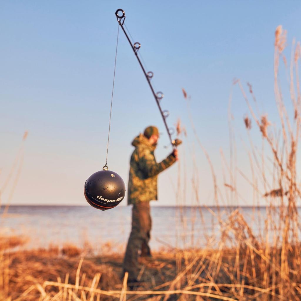 Беспроводной интеллектуальный эхолот Deeper работает от батареи до 9 быстрых 3 глубина сканирования 100 м беспроводной интеллектуальный эхолот Японский дистрибьютор PRO+ 2.0 искатель, Wi-Fi