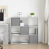 Grey Concrete Sideboard with Drawers 102 x 31 x 99.5 cm