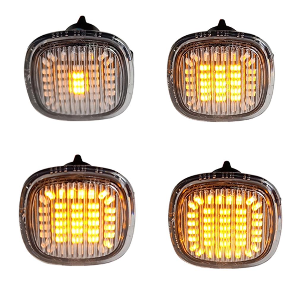 2PCS LED Dynamic Side Marker Turn Signal Light for SKODA Octavia Roomster Rapid Fabia SEAT Cordoba Ibiza Leon for A3 A4 A8