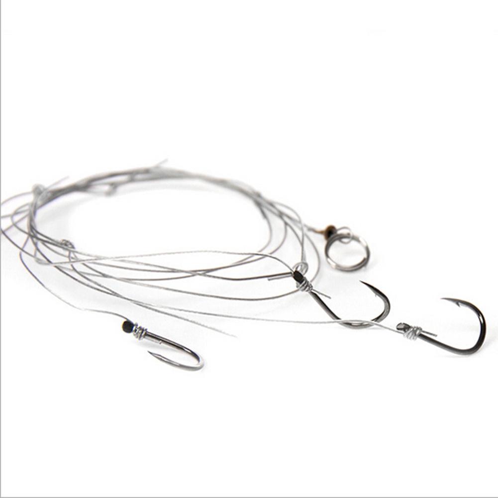 5 Pcs/set 5#-10# Fishing Hooks Winding Bite Line Barbed Sea Fishing Hooks Fishing Lure Parts