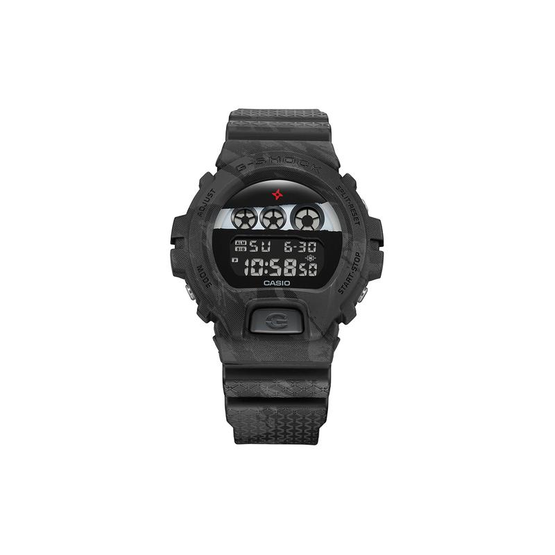 Casio G-SHOCK Серия Dark Shadow Ударопрочный и водонепроницаемый Механизм Кварцевый Ремешок из смолы Унисекс Черный циферблат DW-6900NNJ-1PR