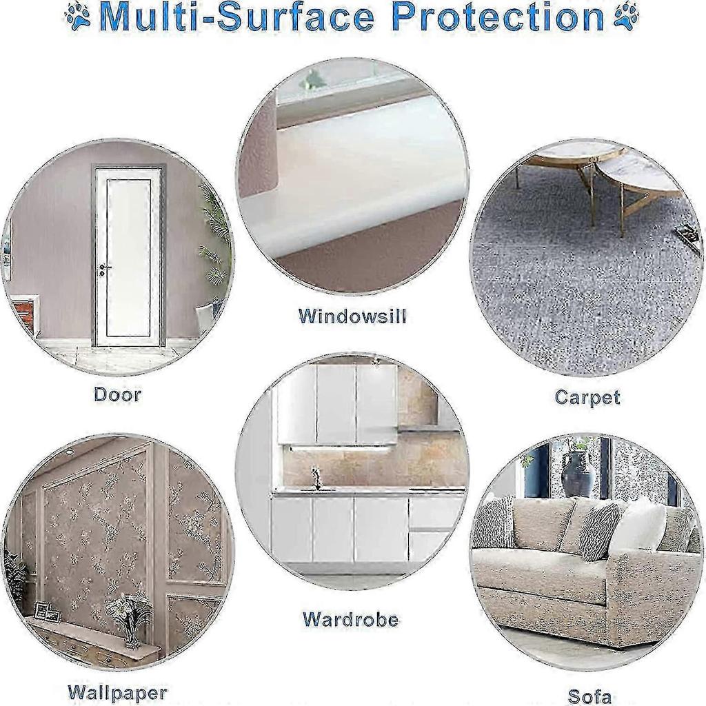 Heavy-Duty Scratch-Resistant Door Guard & Furniture Protector for Dogs, Cats - Pet Proof Deterrent