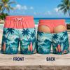 2026 Мужские смешные плавки с принтом ягодиц Гавайские пляжные шорты Board Shorts Оригинальный подарок для парня мужа