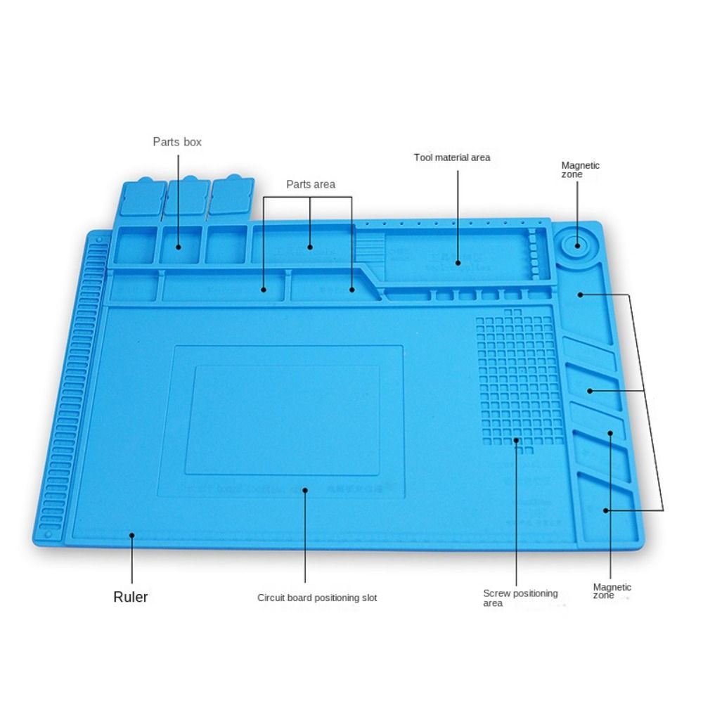 Силиконовая паяльная станция с изоляцией, без свинца, рабочая площадка, новый паяльный коврик для ремонта ПК