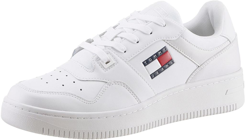 Кроссовки Tommy Hilfiger Retro Essential Leather Basketball Trainers white