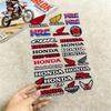 FOR HONDA HRC H WING Waterproof Reflective Motorbike Stickers Easy Peel Removable Decals for Motorcycle Car TP6