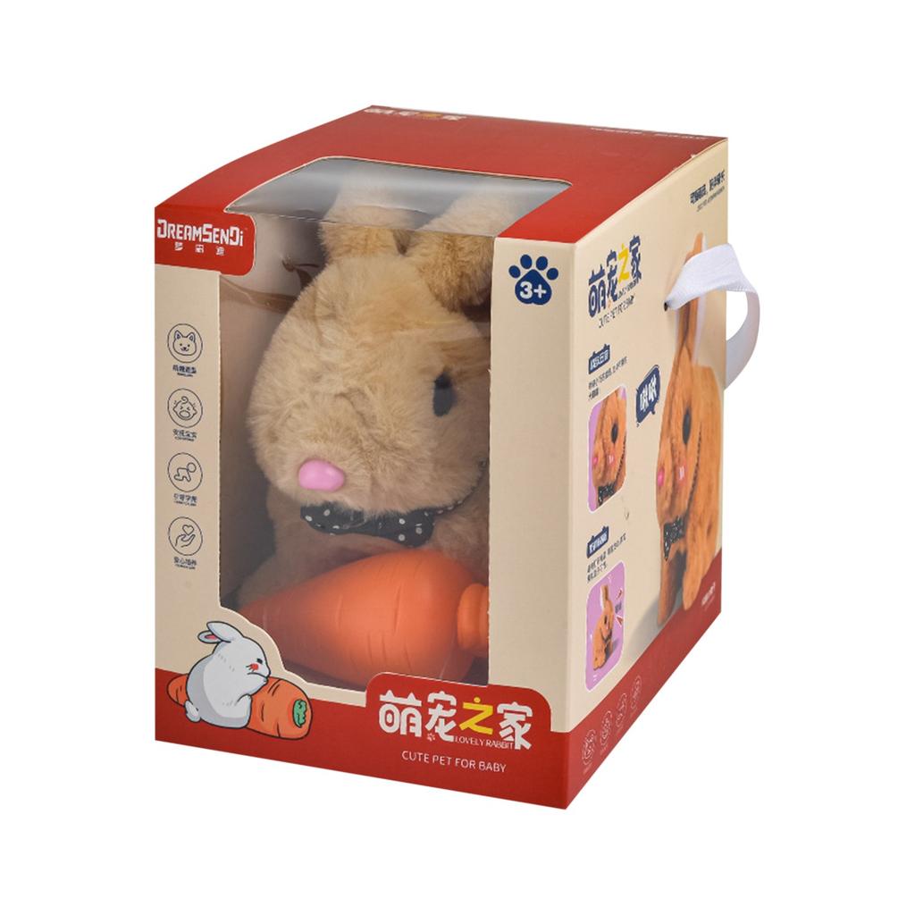 Робот-кролик Мой реалистичный робот-кролик Робот-кролик, как настоящий кролик Игрушечный кролик, ходит как настоящий кролик