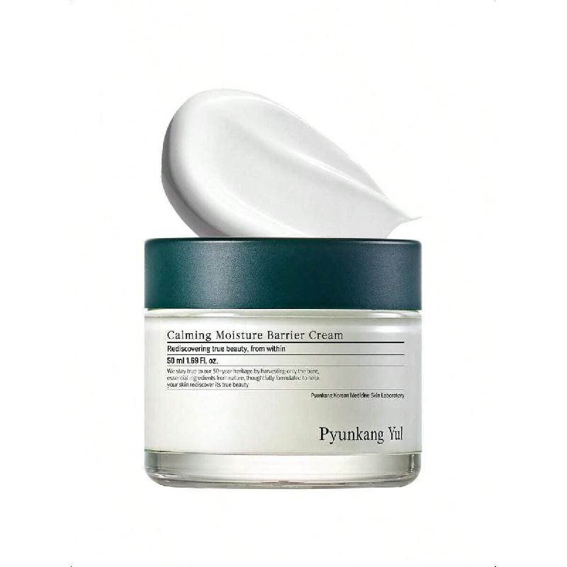 Pyunkang Yul - Успокаивающий увлажняющий барьерный крем 50 мл ,Мгновенно успокаивает чувствительную кожу,Гиалуроновая кислота и керамиды для увлажнения, Веганский, Корейский уход за кожей
