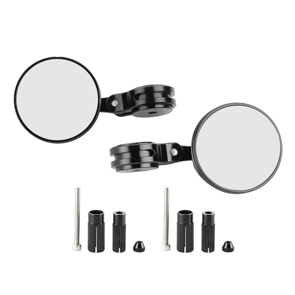 Складные зеркала на руль мотоцикла, модифицированные, 1 алюминиевые, прозрачные, заднего вида, улучшенные для вождения, сменные зеркала, зеркала, пара, корпус,