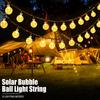 100 LED Globe Solar Crystal Ball Bubble Solar String Light , Waterproof Outdoor Light For RV Garden Camping Christmas Decor