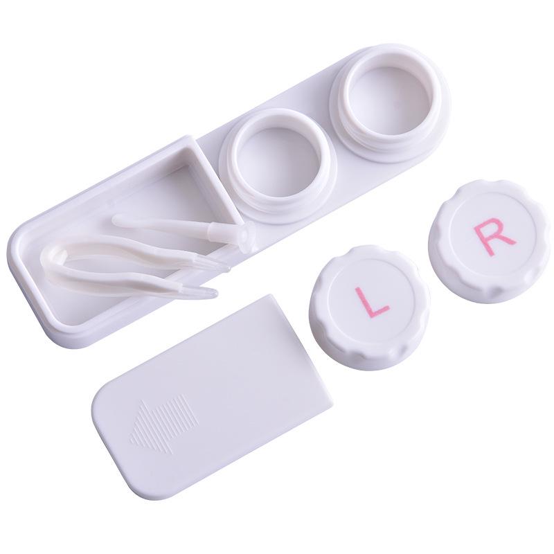 Портативный минималистичный контейнер для контактных линз и коробка для хранения контактов и очков