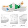 Cute Printed EVA Clogs Adult Unisex Ventilated Lightweight Slip On Casual Shoes Soft Sole Summer Sandals Daily Leisure Wear