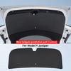 For the 2025 Tesla Model Y Juniper/Model YL Trunk Tailgate Pad Kick Pad, Rear Door Suede Protection Pad, Dirt Pad, 1 Pieceodel