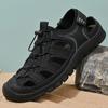 Summer New Handmade Mesh Breathable Shoes Fashionable Men Comfortable Outdoor Mountaineering and Wading Quick Drying Beach Shoes