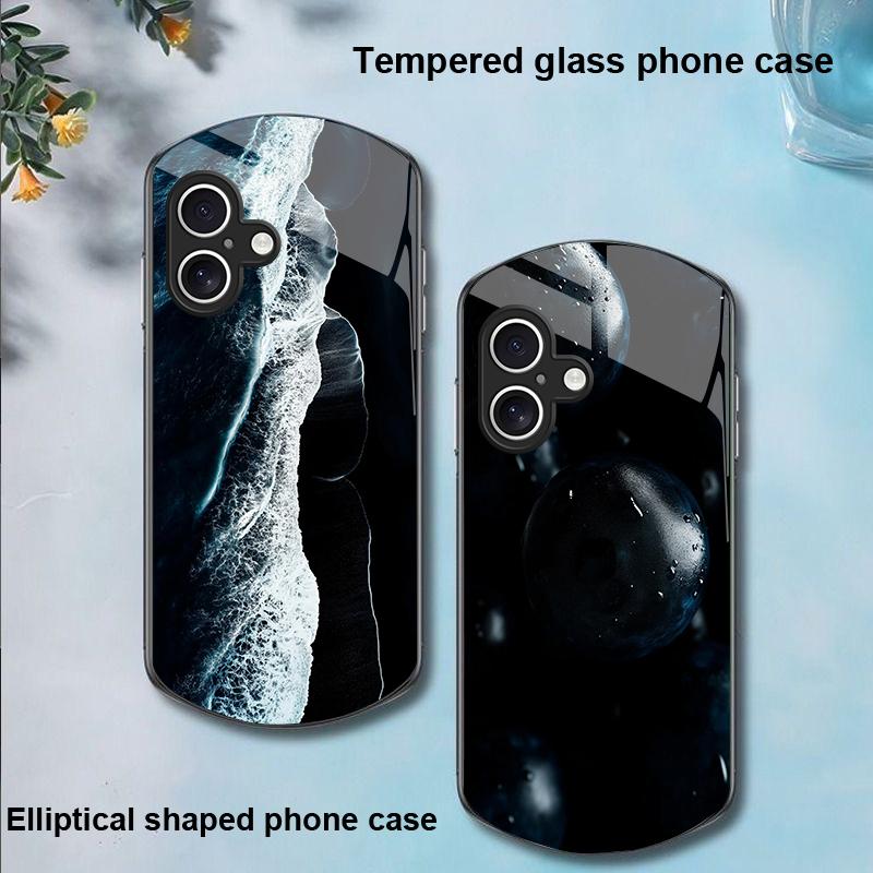 High Mountain Flow Для Apple IPhone 16 11 13 15 14 Pro Max 12 Mini 7 8 Plus XR XS Чехол для телефона из закаленного стекла эллиптической формы