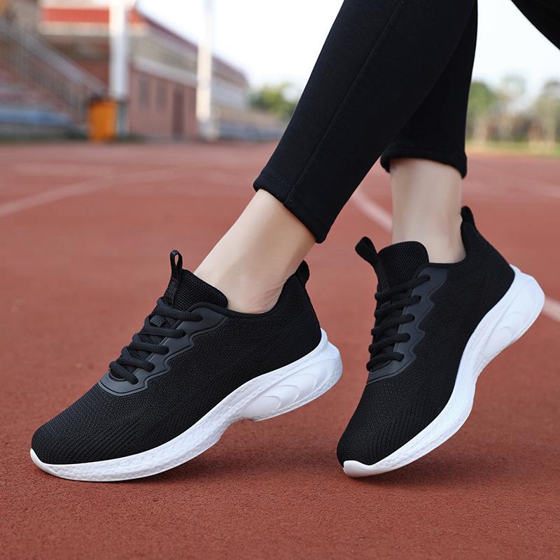 Spring breathable women's foot strength elderly shoes women's soft-soled mother shoes middle-aged and elderly walking shoes running sports shoes women