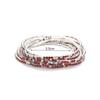 5Pcs/Lot Elastic Crystal Bracelets 2mm Charming Gold Color Crystal Rhinestones Metal Bangle Bracelet Jewelry DIY Gift