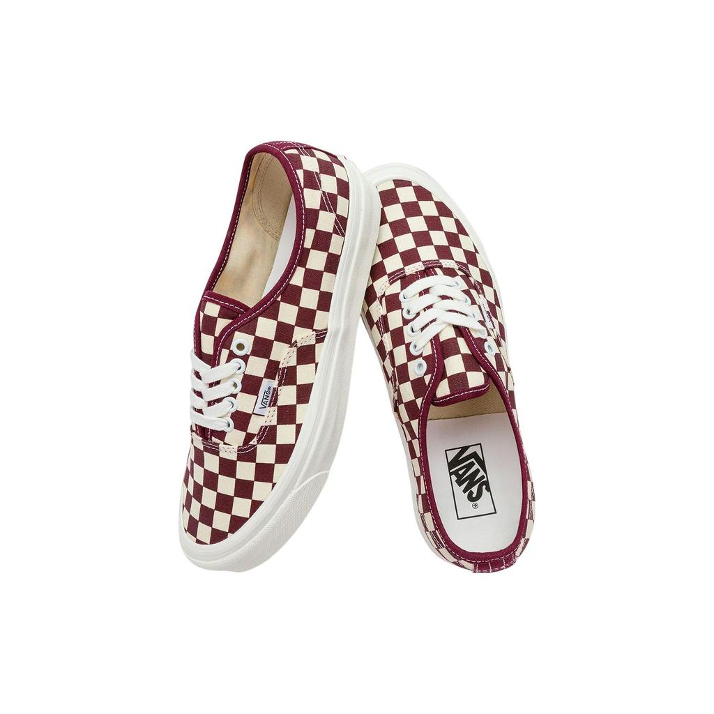Vans Style 44 Холщовые Удобные Универсальные Низкие Кеды для Скейтбординга Унисекс кроссовки Белый Красный VN0005U84QU