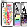 Krajews Гимнастическая балка оригинальный Чехол для телефона Для iPhone 17 Air 16 15 14 plus 11 12 13 pro max coque Оболочка Fundas