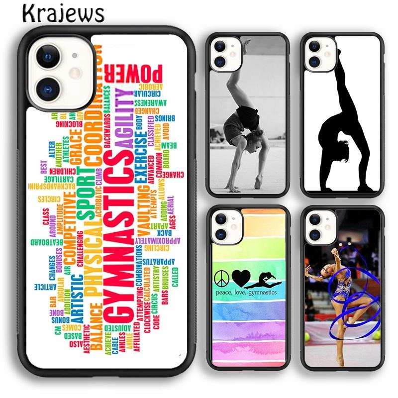 Krajews Гимнастическая балка оригинальный Чехол для телефона Для iPhone 17 Air 16 15 14 plus 11 12 13 pro max coque Оболочка Fundas