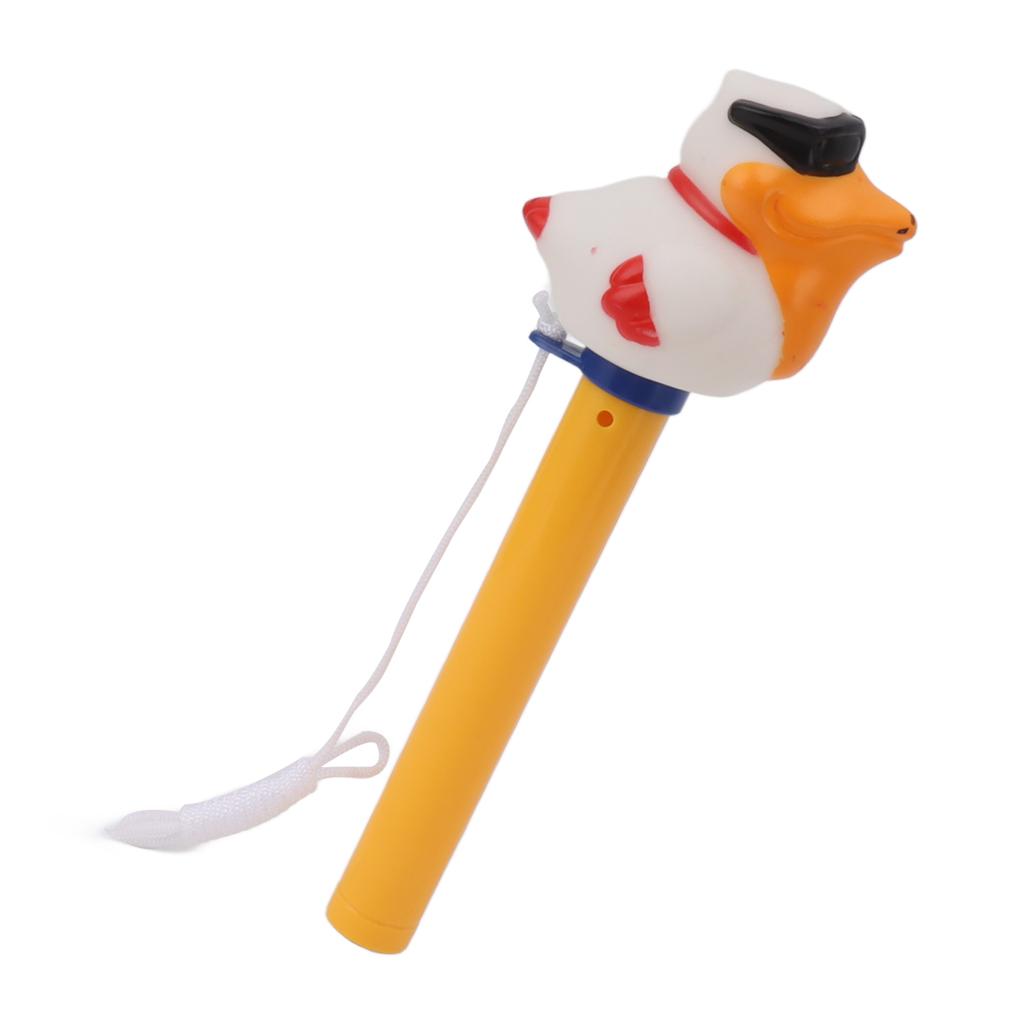 Плавающий термометр для бассейна Большого размера Легко читаемый для температуры воды со шнурком для открытых и закрытых бассейнов, спа, Утка