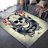 3D ковер серии ужасов с черепом для гостиной, домашнего декора, диван, стол, ковер, противоскользящая подушка для стула, коврик для отдыха