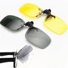 Car Night Safety Driving Glasses Clip Anti-glare Driver Goggles Driving Night Vision Lens Clip On Sunglasses Interior Accessorie