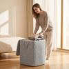 Large Capacity Storage Bag with Zipper and Handle, Clothes Storage Box, Item Organizer Bag Multi-Functional Foldable Storage Bag