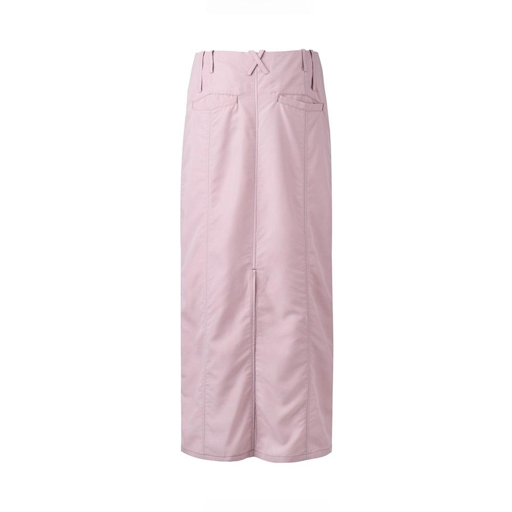 2000Akaibeuseu Belted Cargo Skirt (Pink)