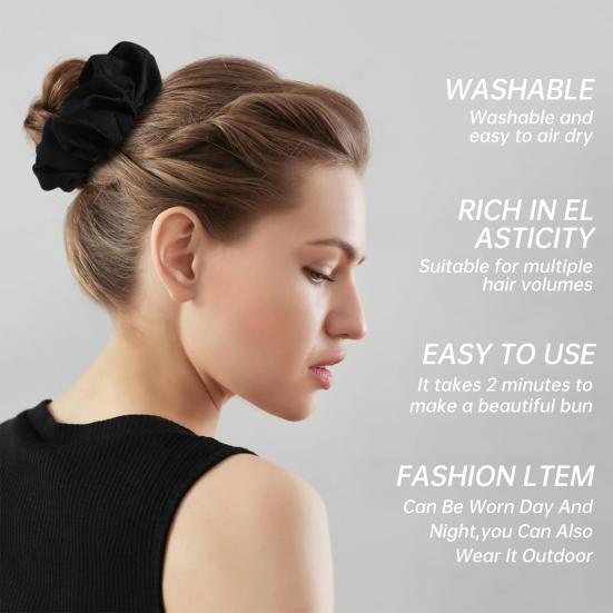 1/2 шт. Бигуди для волос без нагрева, женские, для ночного сна, резинка для завивки волос, мягкие ролики для волос, повязка на голову, для длинных и средних волос, инструмент для укладки завитков