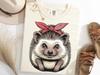 Hedgehog Bandana Shirt, Vintage Hedgehog Mom Gift