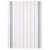 Torchons - Lot De 2 - Rayé Gris Stone - 50 X 70 Cm - 100% Coton