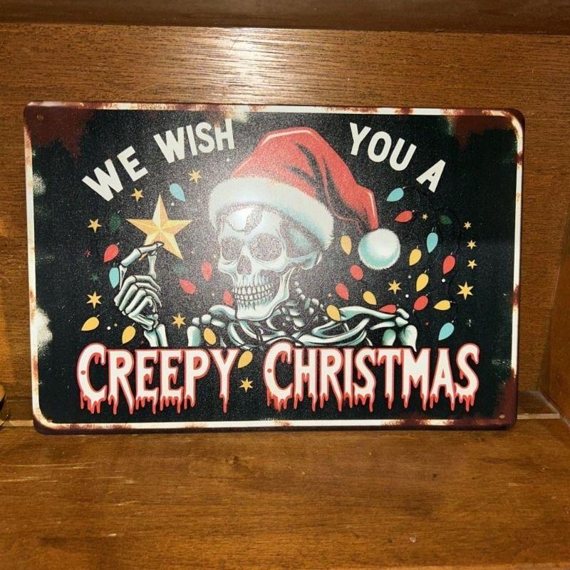 Винтажный металлический жестяной настенный плакат-вывеска 20x30см