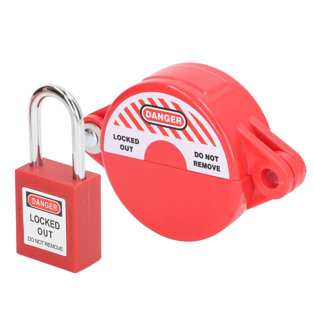 Gate Valve Lockout Set Lockout Tagout Valve Set for Outdoor Garden 25mm to 64mm Stem