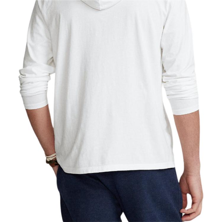 Polo Ralph Lauren Ss25 Толстовка с длинным рукавом и вышивкой логотипа Мужские топы 710768063-001