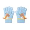 Kingsiely Baby Cute Dinosaur Perfect for Commuting To Outdoor Ages Gloves, Five-Finger Kids' Gloves, Design, Thick, Warm, Soft, School, Travel,