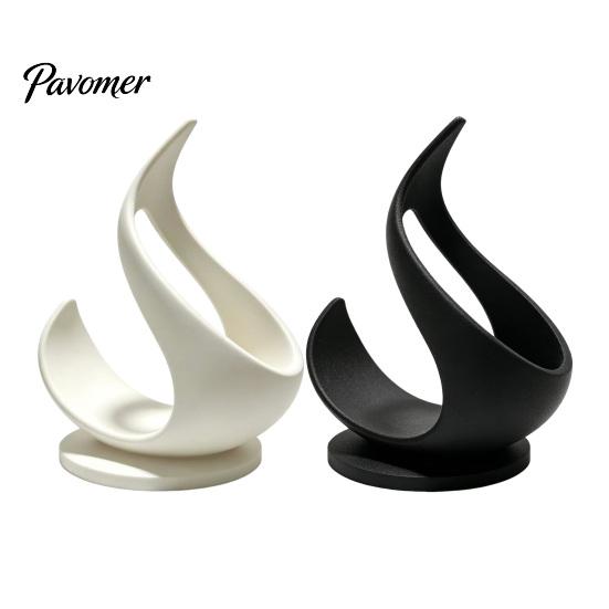 Modern Wine Rack 3D Printed Flame Bottle Holder, Sculptural for Holder Home Bar, Decorative Tabletop Storage Stand, Creative Gift Organizer