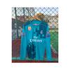2018 Season Cristiano Ronaldo Long Sleeve Turquoise Jersey