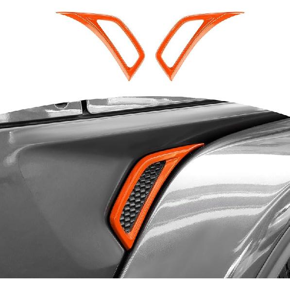 RT-TCZ For Jeep JL Side Fender Vent Decal Trim Cover For Jeep Wrangler JL JLU 2018-Present For Gladiator JT -Present Baby Blue Exterior Accessories